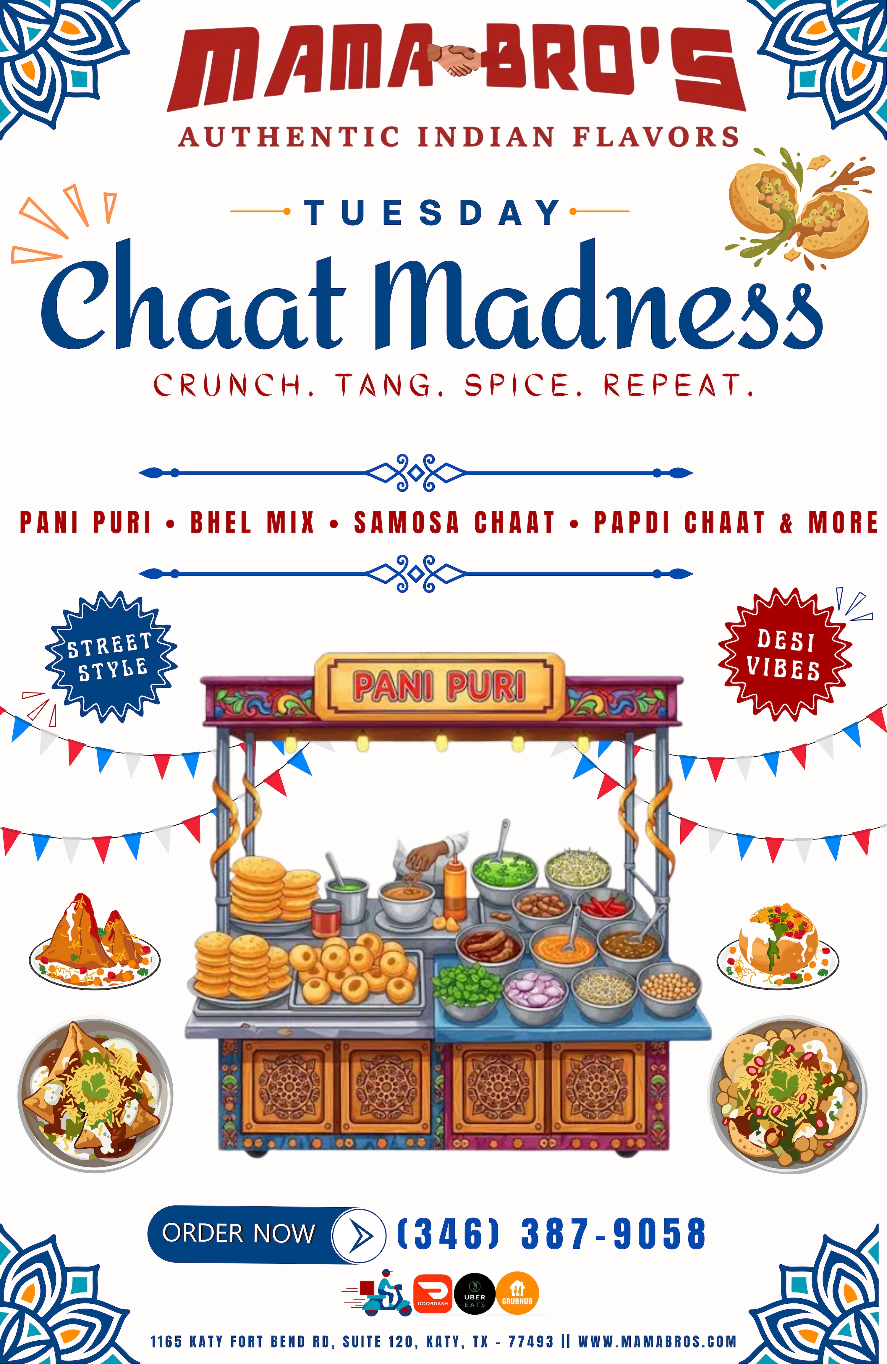 Chaat Night + Live Pani Puri